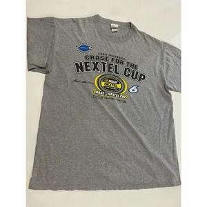 2004 Inaugural Chase For The Nextel Cup NASCAR T-Shirt Gray Men Size XL